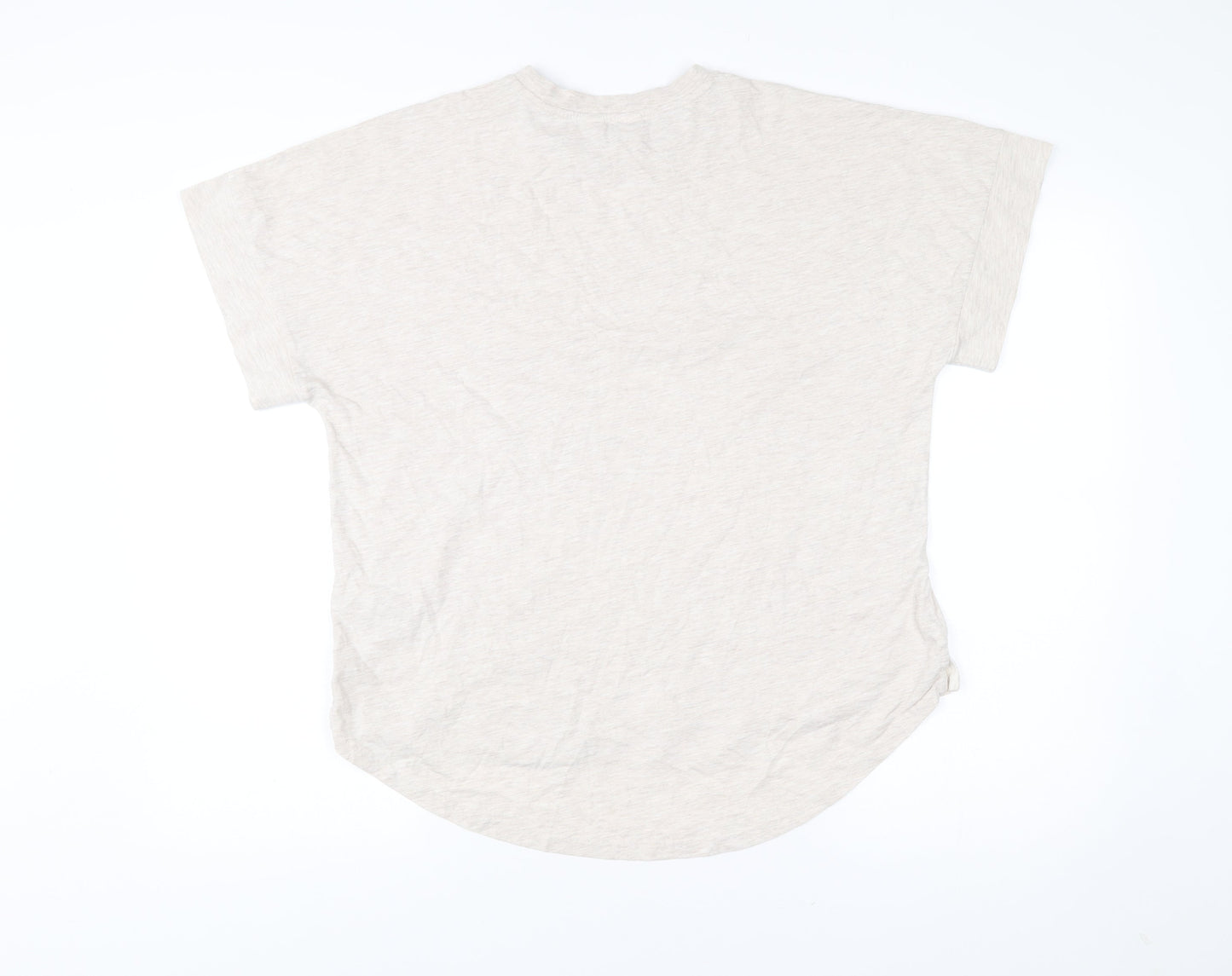 Womens UK Size 12 Ted Baker Beige Basic T-Shirt