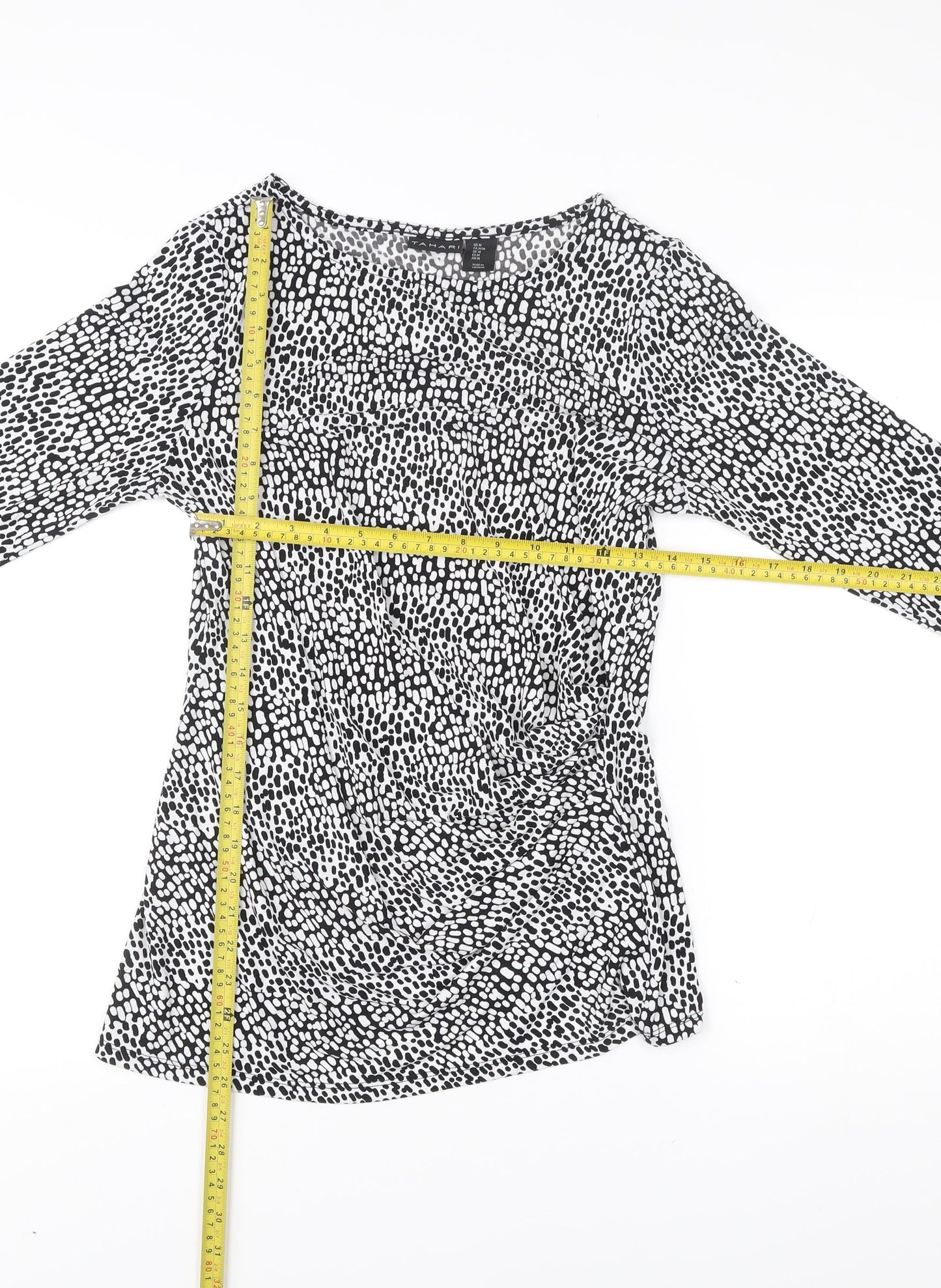 Womens UK Size M Tahari Multicoloured Tunic Blouse