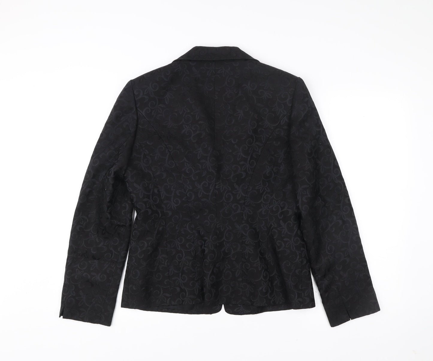 Womens UK Size 12 Laura Ashley Regular Black Blazer