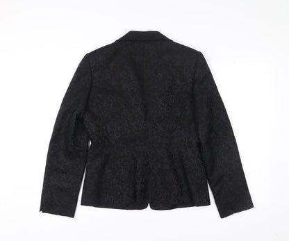 Womens UK Size 12 Laura Ashley Regular Black Blazer