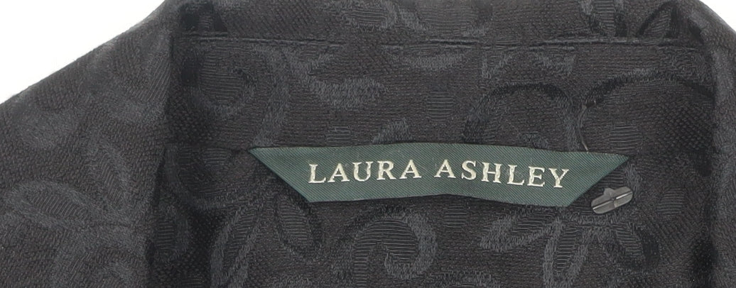 Womens UK Size 12 Laura Ashley Regular Black Blazer