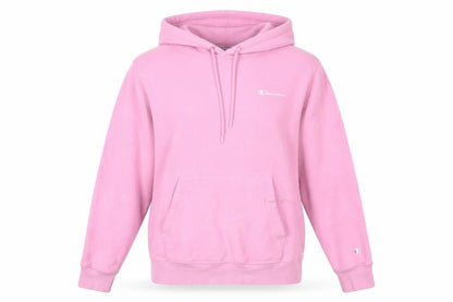 Champion Womens Pink Pullover Hoodie Medium Regular Fit Casual