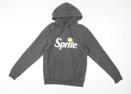 Mens UK Size S Coca-Cola Grey Pullover Hoodie