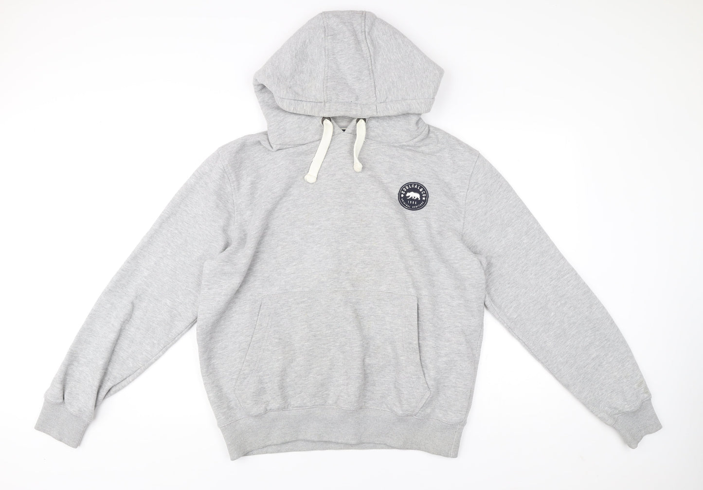 Mens UK Size XL SoulCal & Co Grey Pullover Hoodie