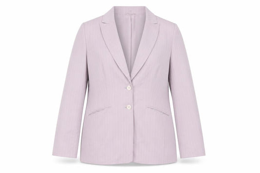 Autonomy Women’s Pink Pinstripe Blazer Size 12 Workwear Jacket