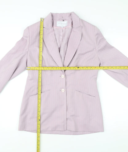 Autonomy Women’s Pink Pinstripe Blazer Size 12 Workwear Jacket