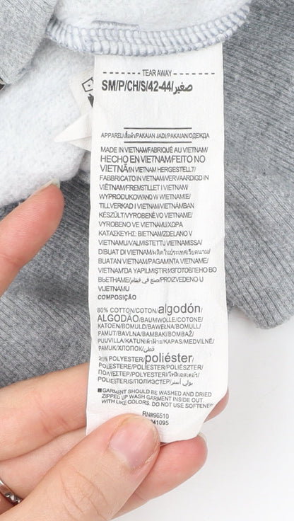 Under Armour Men’s Grey Full Zip Hoodie Size S Relaxed Fit Logo