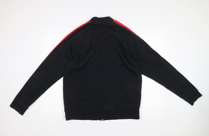 Nike Men’s Black Track Jacket L Football Training Full Zip