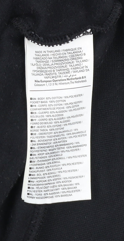 Nike Men’s Black Track Jacket L Football Training Full Zip