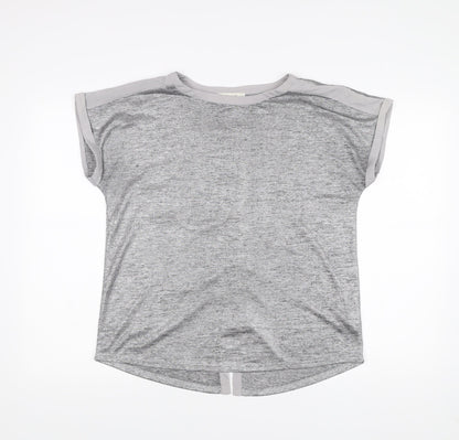 Womens UK Size M Oasis Grey Basic T-Shirt