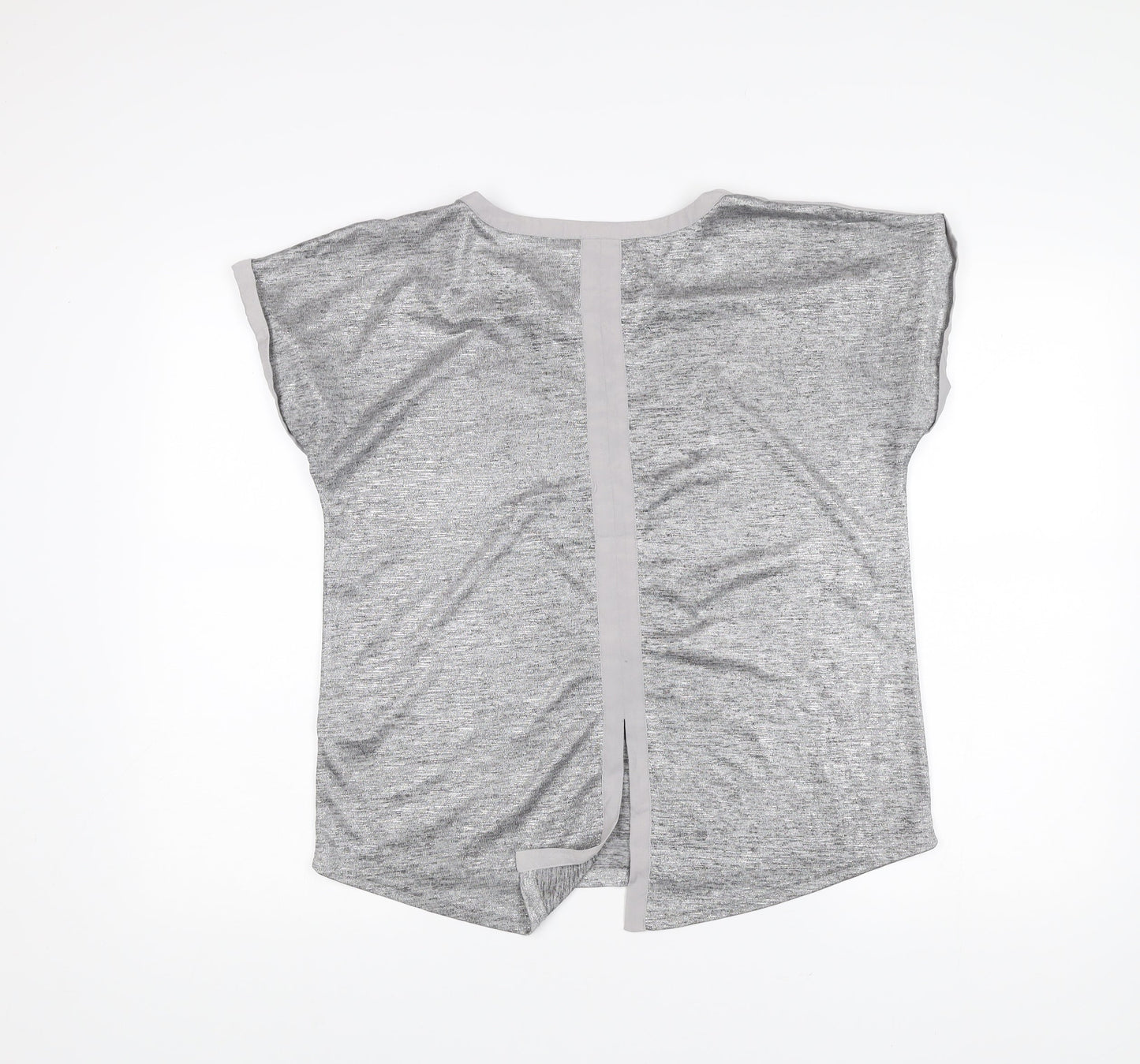 Womens UK Size M Oasis Grey Basic T-Shirt