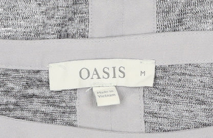 Womens UK Size M Oasis Grey Basic T-Shirt