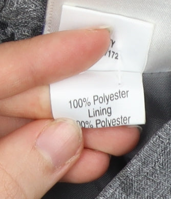 Mackays Women’s Grey Floral Pencil Skirt Size 14 Workwear