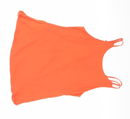 Womens UK Size 10 New Look Orange Camisole Tank