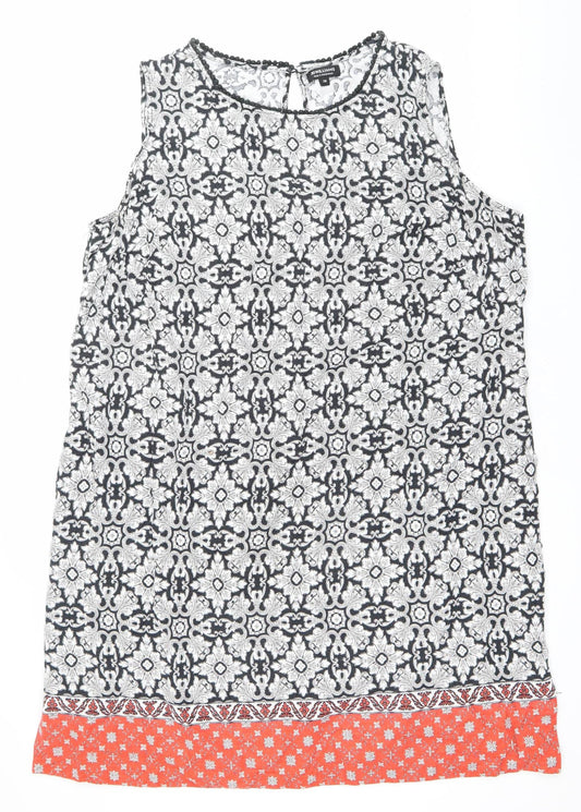 JD Williams Women’s Multicoloured Plus Size 28 Sleeveless Shift Dress