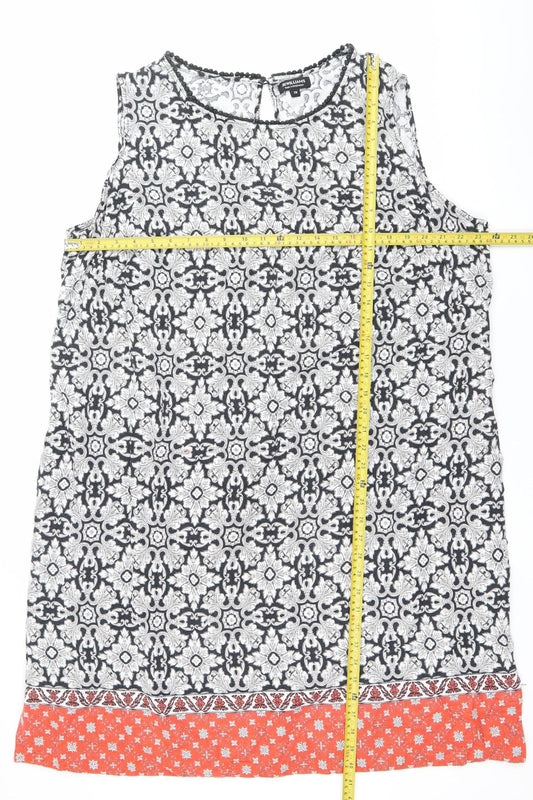 JD Williams Women’s Multicoloured Plus Size 28 Sleeveless Shift Dress