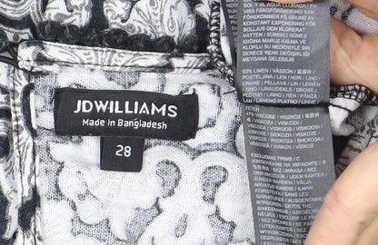 JD Williams Women’s Multicoloured Plus Size 28 Sleeveless Shift Dress