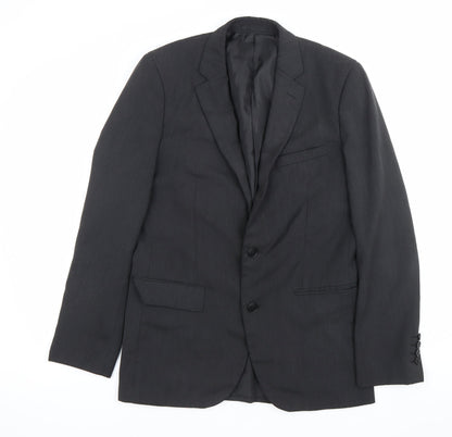 Mens UK Size 36 Fellini Traveller Regular Grey Suit Jacket