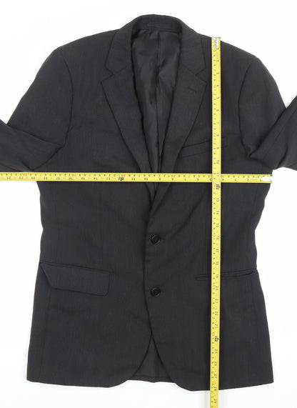 Mens UK Size 36 Fellini Traveller Regular Grey Suit Jacket