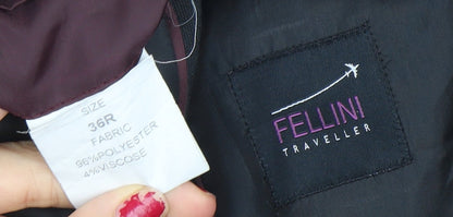 Mens UK Size 36 Fellini Traveller Regular Grey Suit Jacket