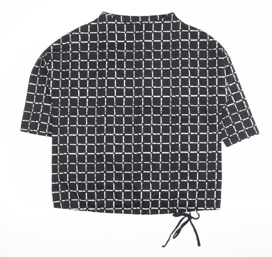 Womens UK Size L Canda Black Tunic Blouse