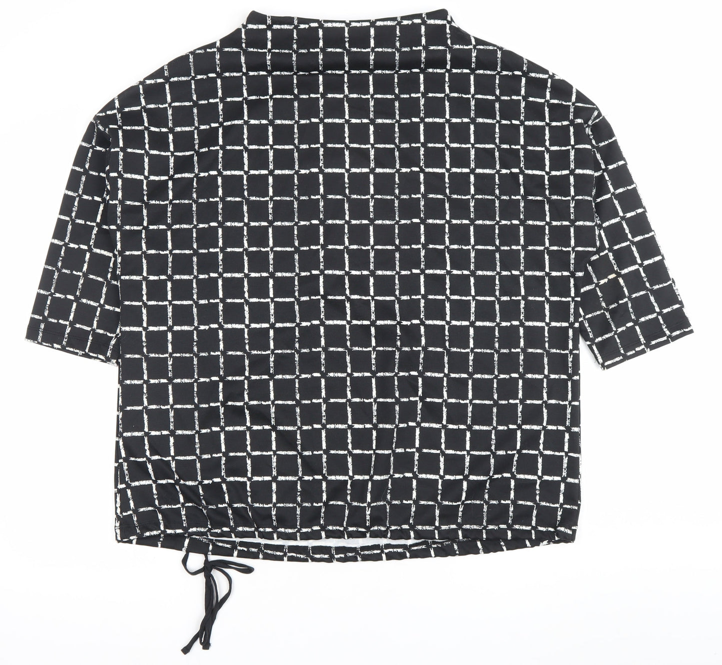 Womens UK Size L Canda Black Tunic Blouse