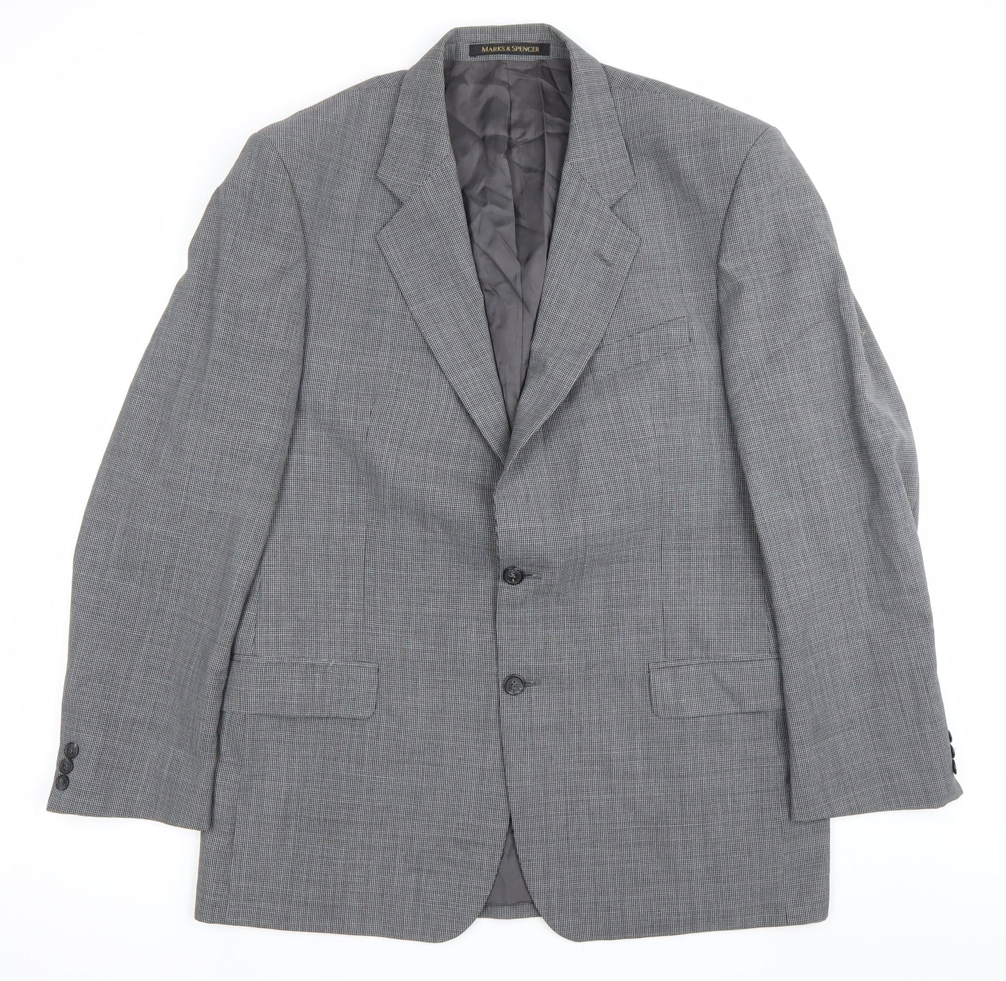 Mens UK Size 42 Marks and Spencer Regular Grey Suit Jacket