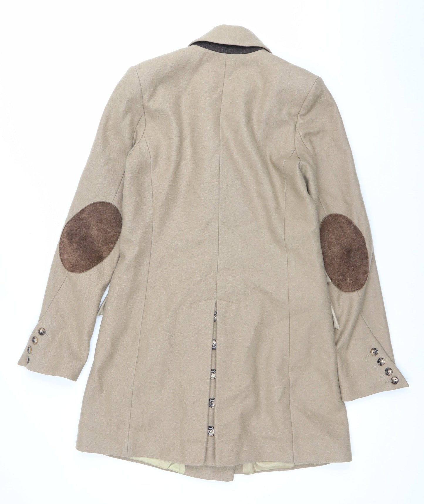 Womens UK Size 8 ASOS Beige Pea Coat