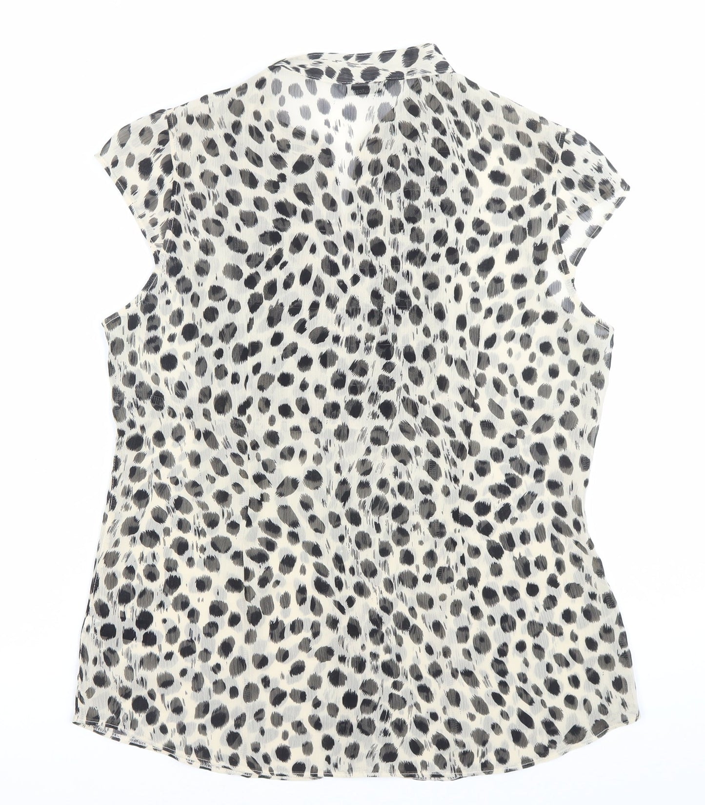 Womens UK Size 14 Marks and Spencer Black Blouse Blouse