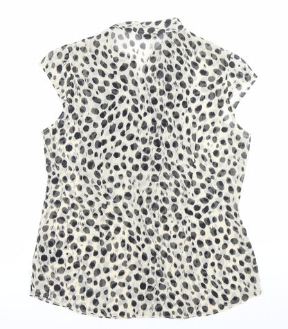 Womens UK Size 14 Marks and Spencer Black Blouse Blouse