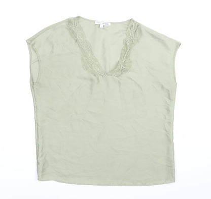 Womens UK Size 8 NEXT Green Basic Blouse