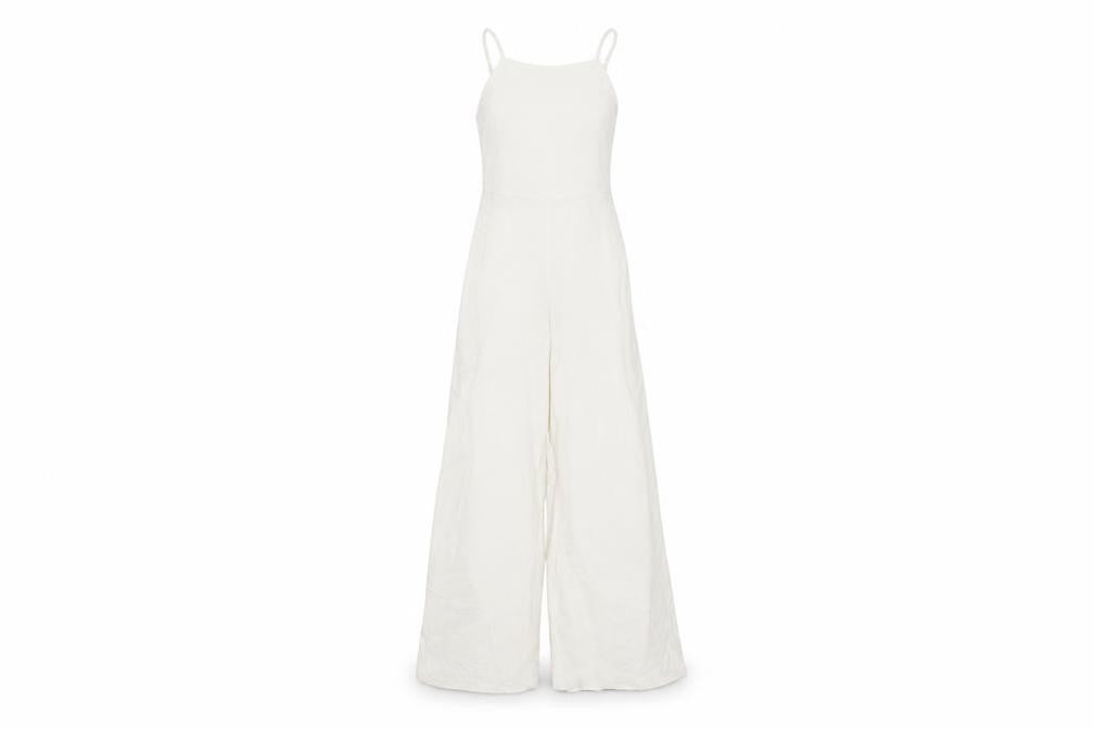 Womens UK Size 6 H&M One-Piece Ivory Jumpsuit