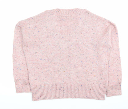 Womens UK Size 12 NEXT Pink Pullover Jumper