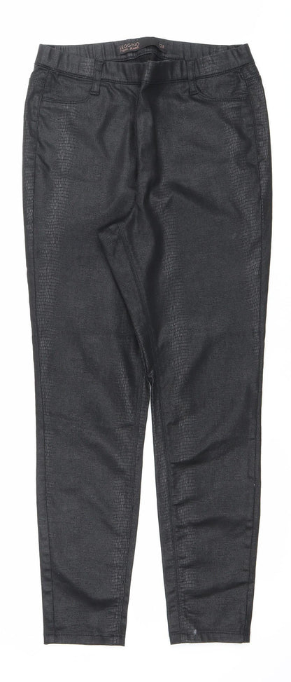 Next Womens Black Size 12 Slim Jegging Jeans Stretch Comfort