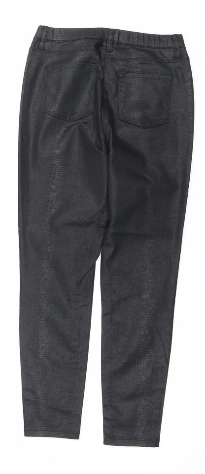 Next Womens Black Size 12 Slim Jegging Jeans Stretch Comfort