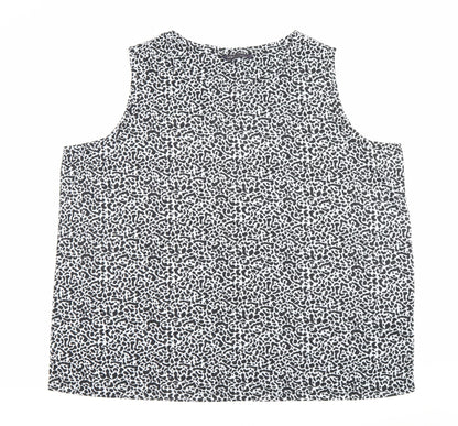 Womens UK Size 22 Marks and Spencer Multicoloured Basic Tank