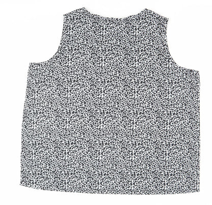 Womens UK Size 22 Marks and Spencer Multicoloured Basic Tank