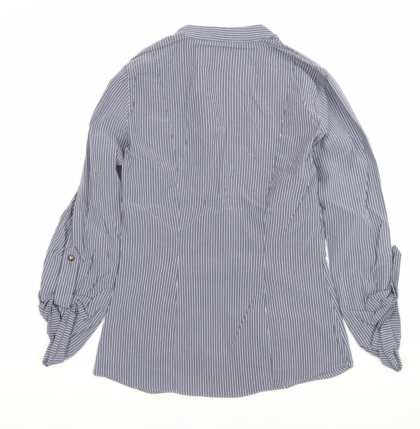Womens UK Size 8 NEXT Blue Tunic Blouse