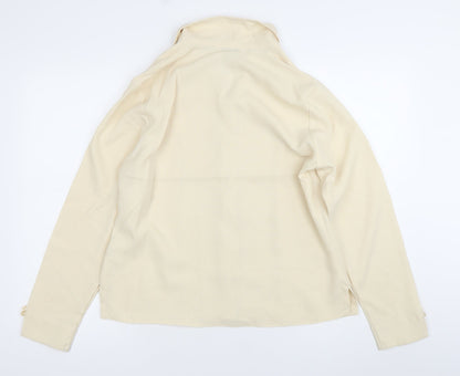 Womens UK Size 14 Honor Millburn Ivory Classic Blouse