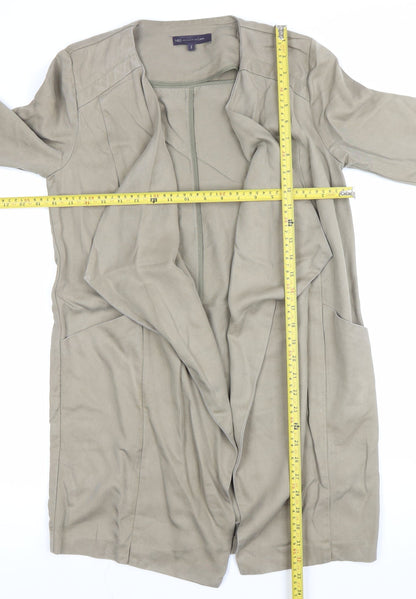 Womens UK Size 6 Plus Marks and Spencer Beige Overcoat