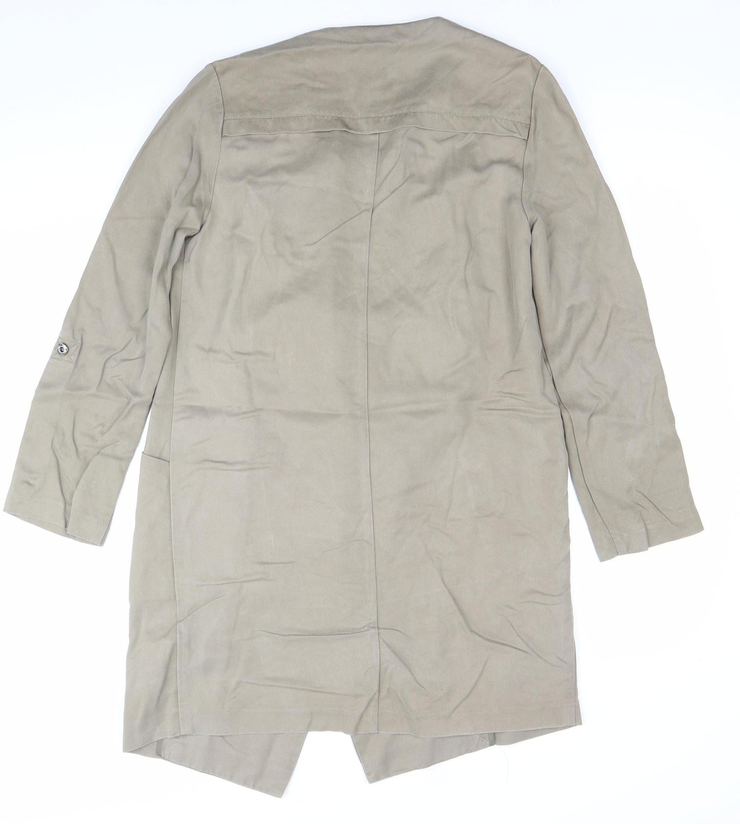 Womens UK Size 6 Plus Marks and Spencer Beige Overcoat