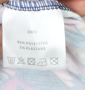 Autonomy Women’s Multicoloured Floral Tunic Blouse Size 14