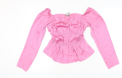 Womens UK Size XS H&M Pink Camisole Blouse