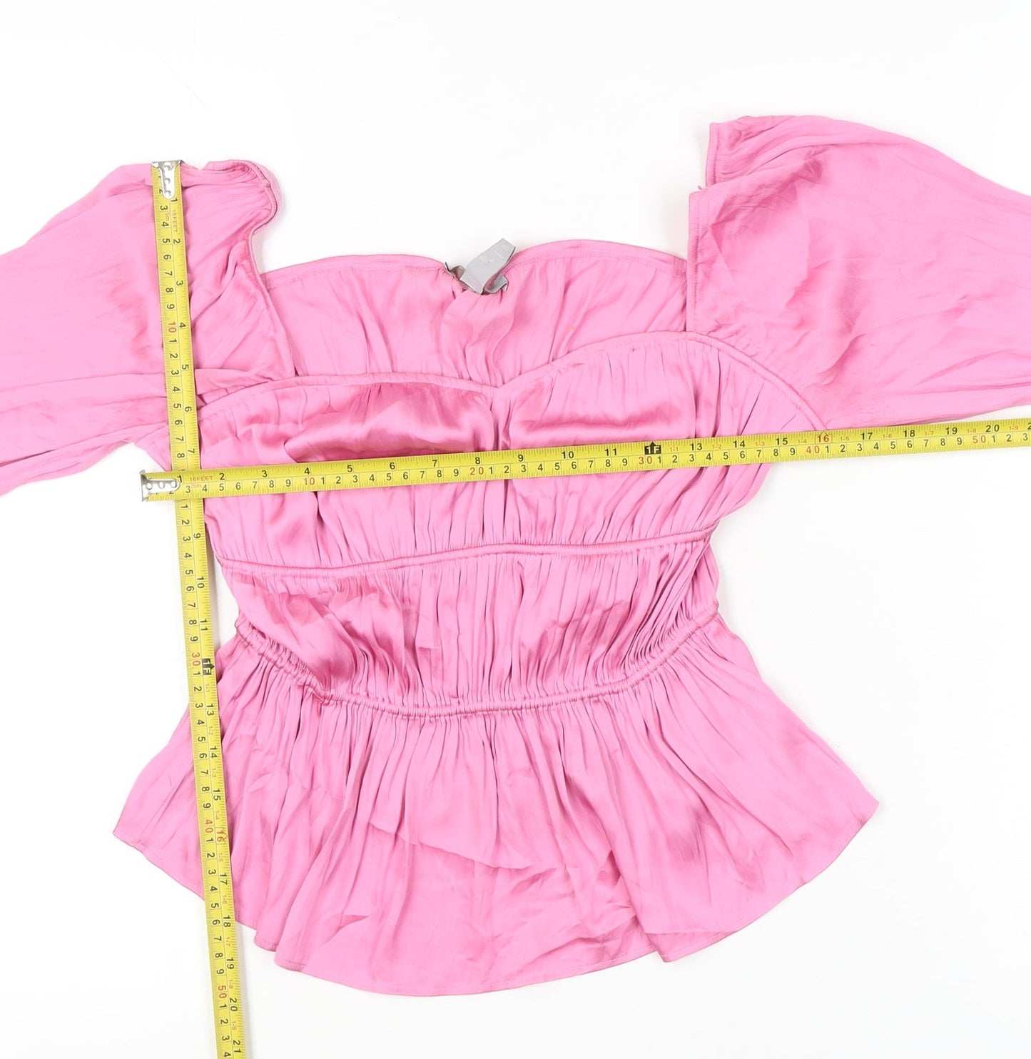 Womens UK Size XS H&M Pink Camisole Blouse