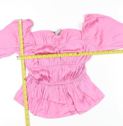 Womens UK Size XS H&M Pink Camisole Blouse
