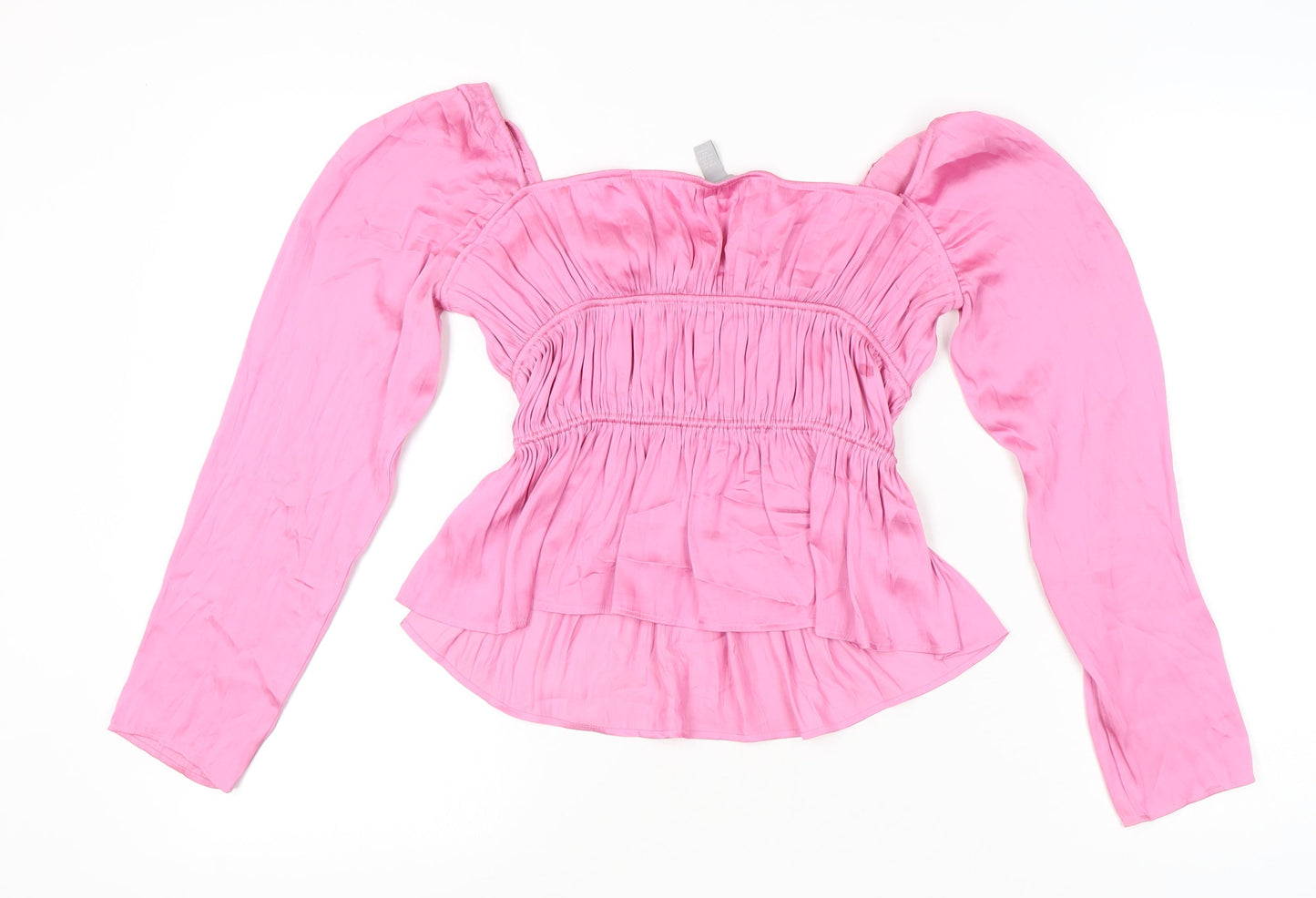 Womens UK Size XS H&M Pink Camisole Blouse