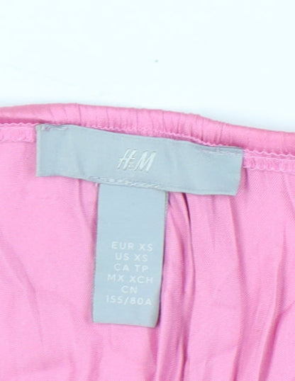 Womens UK Size XS H&M Pink Camisole Blouse