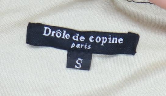 Drôle de Copine Women’s Black Ruched Off Shoulder Bodycon Dress Size S