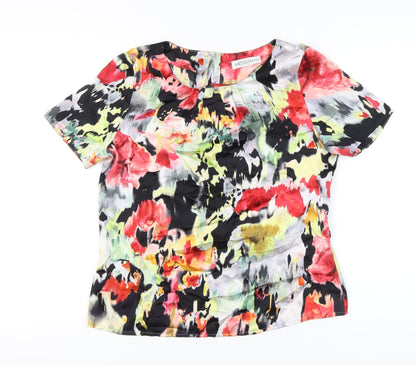 Womens UK Size 12 Artigiano Multicoloured Basic Blouse