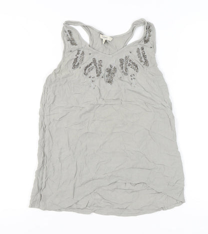 Womens UK Size 6 NEXT Grey Camisole Tank